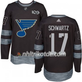 St. Louis Blues Trikot Jaden Schwartz 17 1917-2017 100th Anniversary Adidas Schwarz Authentic - Herren